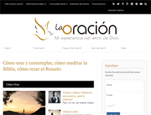 Tablet Screenshot of la-oracion.com